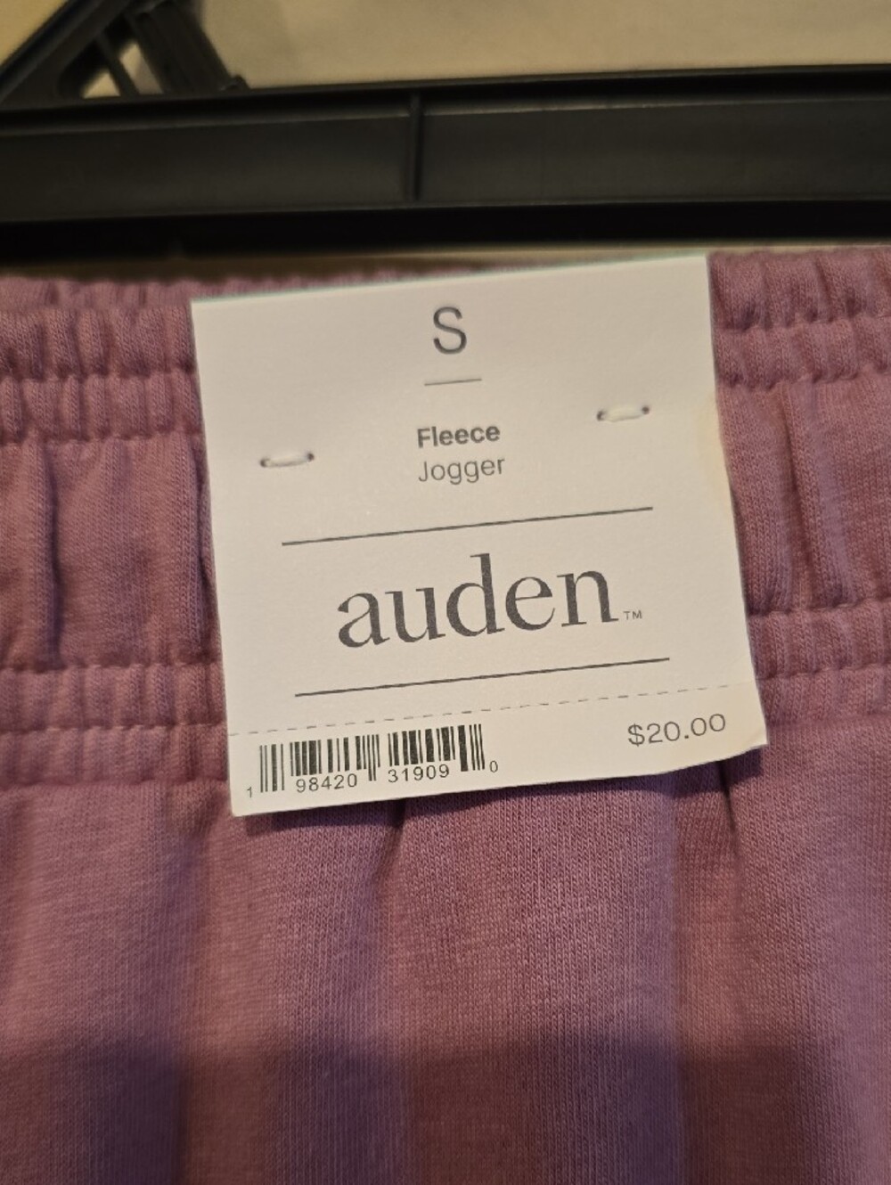 Auden Mauve Fleece Jogger - Picture 2 of 5
